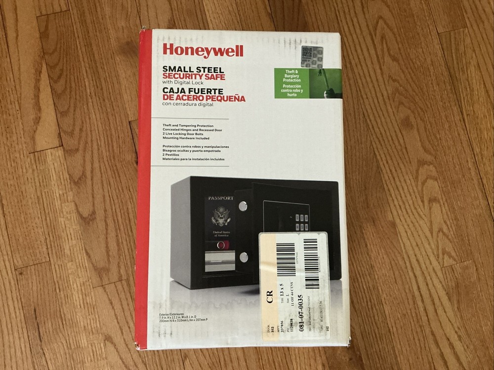 Honeywell 5330Dj Antitheft Alarm Security Safe Secure Storage w/ Digital Lock