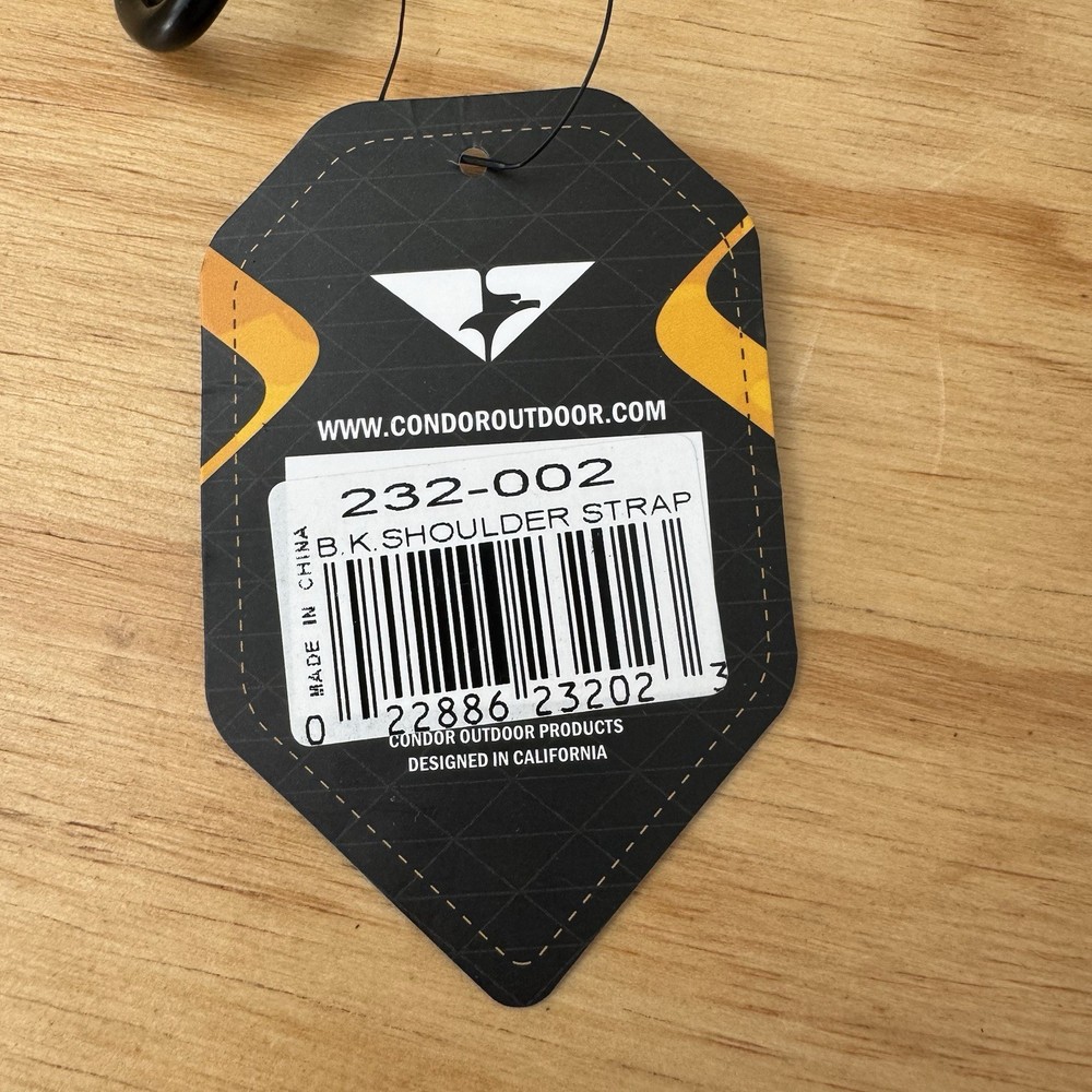 Condor Shoulder Strap 232-002 Black