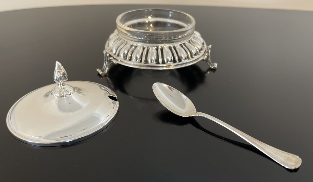 Sterling Silver Hazorfim Spaceship Sugar Spice Covered Dish