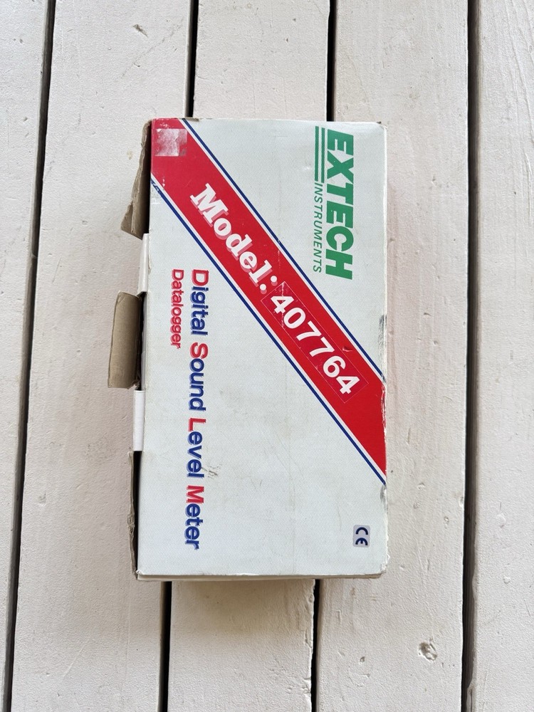 Extech 407764 Sound Level Meter DATALOGGER with Case - FULLY WORKING/LIGHT USE