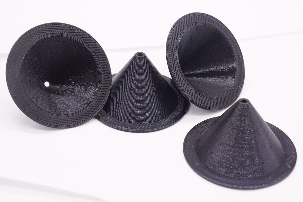 4Pack Black Apex Trident Reagent Needle Guides for Aquarium Water Testing System