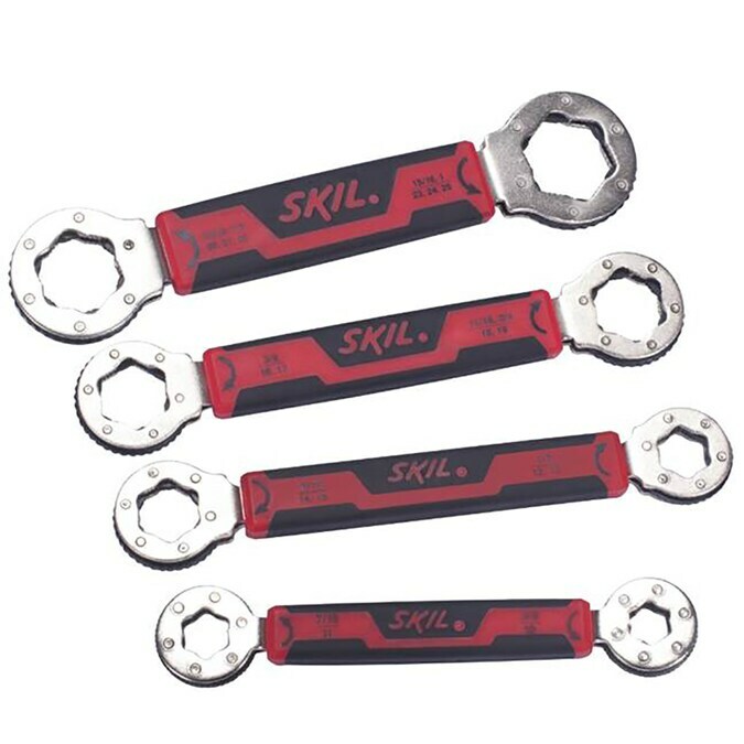 NIB SKIL 4 Pc Secure Grip Self-Tightening Box Wrench Set