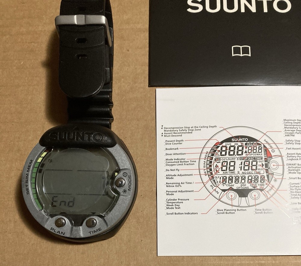 Suunto Vyper Wrist Diving Computer “New Battery”