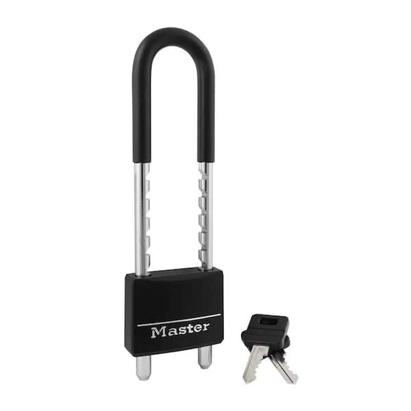Master Lock Lock with Key, 2 in. Wide, Adjustable Shackle