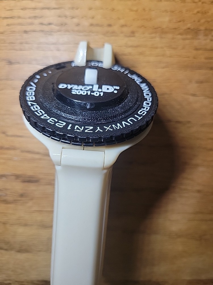 Dymo I.D. 2001-01 Handheld Label Maker Vintage