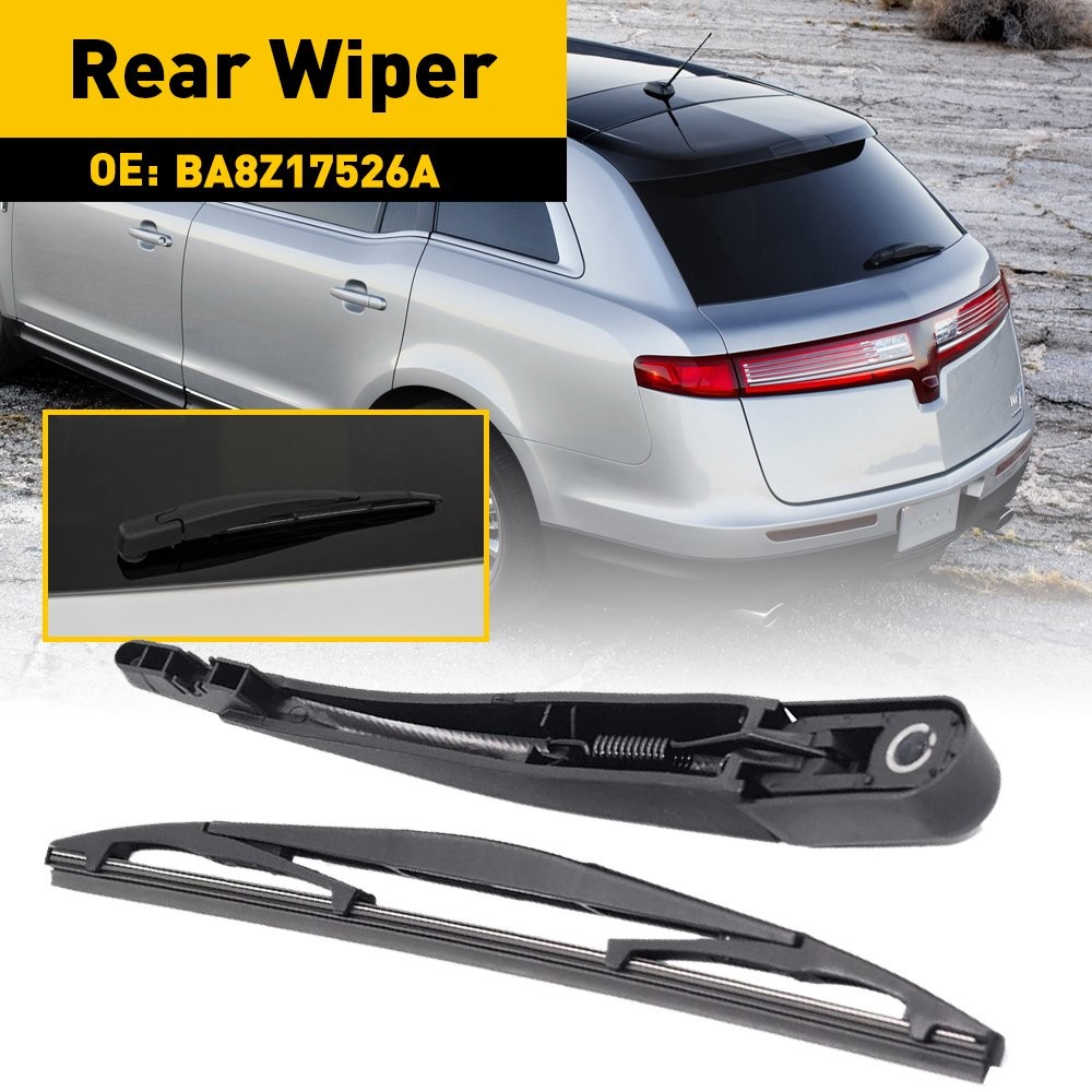 Rear Windshield Wiper and Arm Blade Set Replacement Fits For 2009-2019 Ford Flex