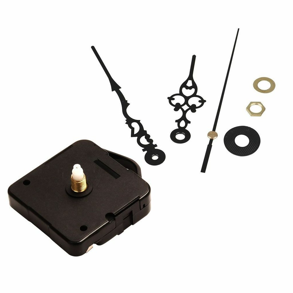 Red Clock Motor For Wall Clock Replacement Movement Parts Quartz Time Hands