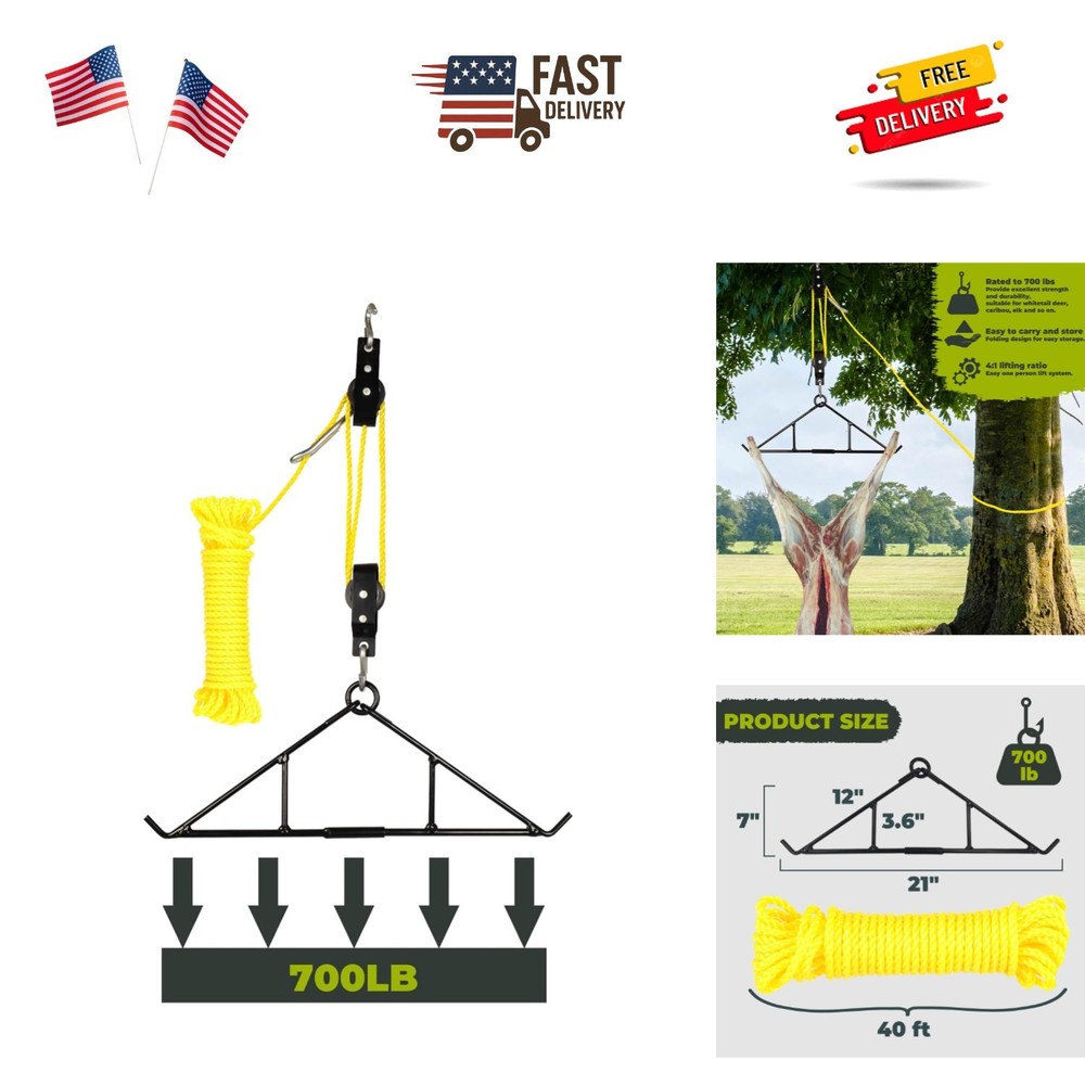 Game Hanging Gambrel & Hoist Kit