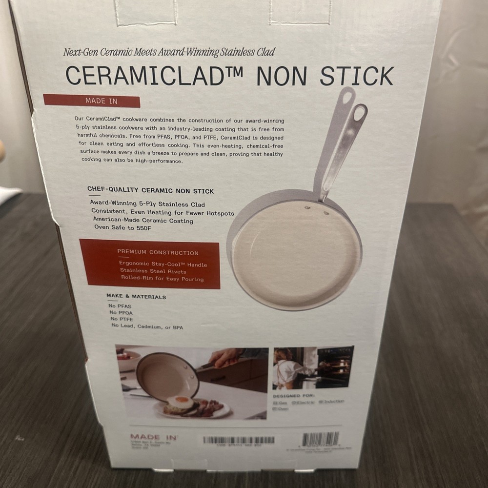 Made In 8” Ceramiclad Nonstick Trying Pan