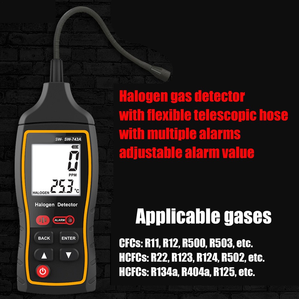 Refrigerant Leak Sensor Advanced Refrigerant Leak Detector HVAC Tester Sensor