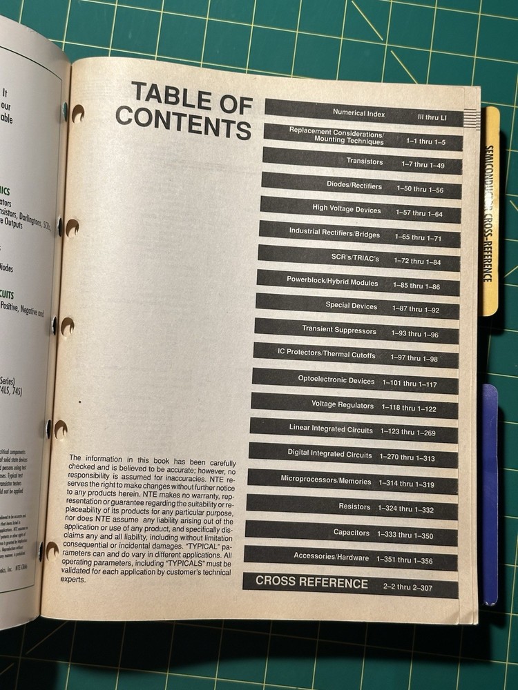 NTE Semiconductors 6th Edition