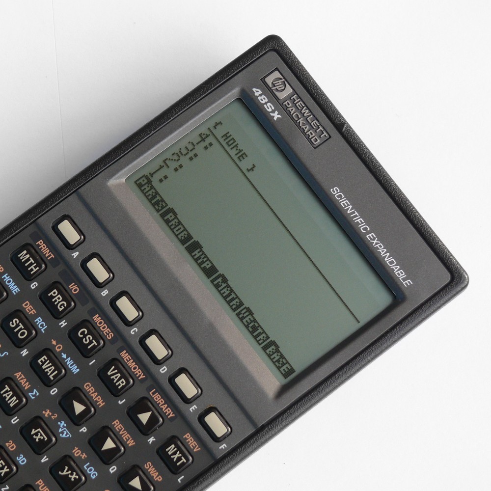 Hewlett Packard HP 48SX Calculator Black LCD