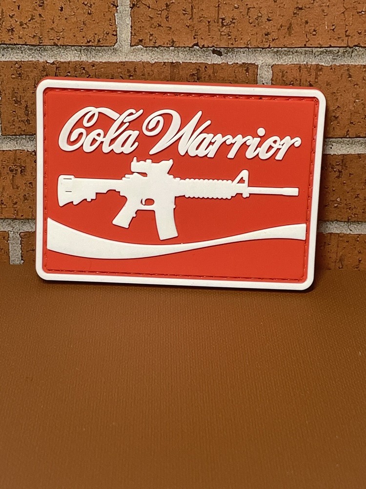 Cola Warrior PVC Patch - Tactical Morale Gun Patch - AR15 Assault Rifle Patch