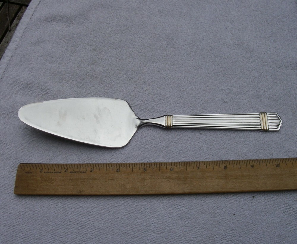 Roberts & Belk Stainless GOLD ESPIRIT Pattern PIE / CAKE SERVER-NR