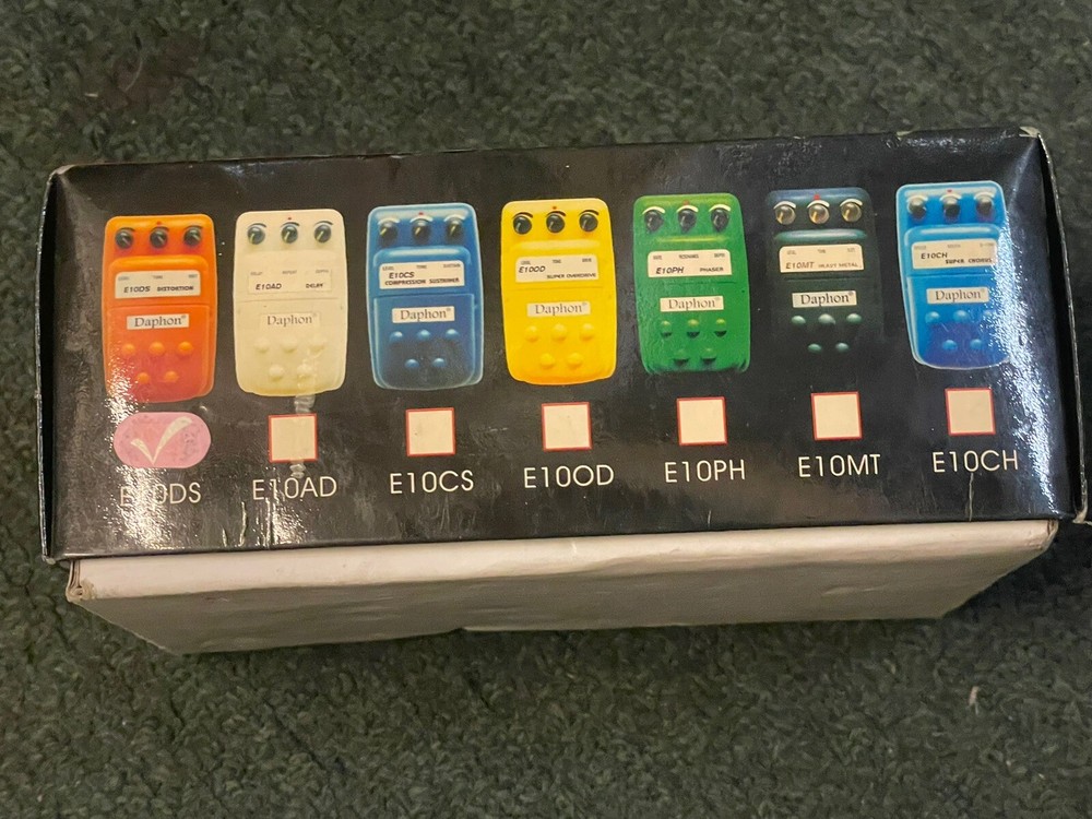 *New* Daphon Guitar Distortion E10DS Effects Pedal Orange