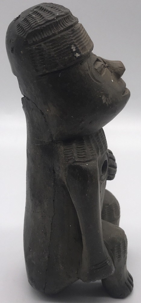 VERY RARE PERUVIAN CERAMIC FERTILITY STATUE/WHISTLE.6”