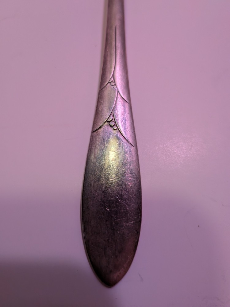 Oneida Community Lady Hamilton Serving Spoon And Fork