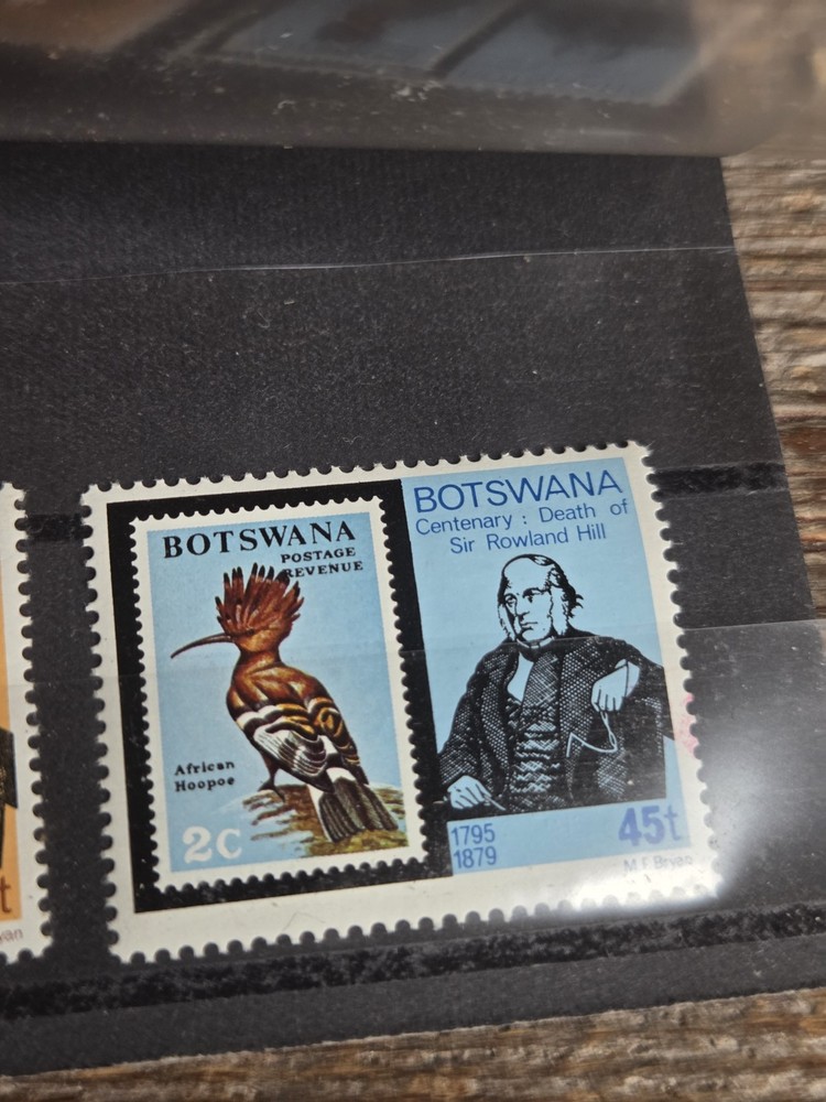 Bermuda Vintage Bundle Of 4 Stamps/Botswana 3 Stamps Bundle