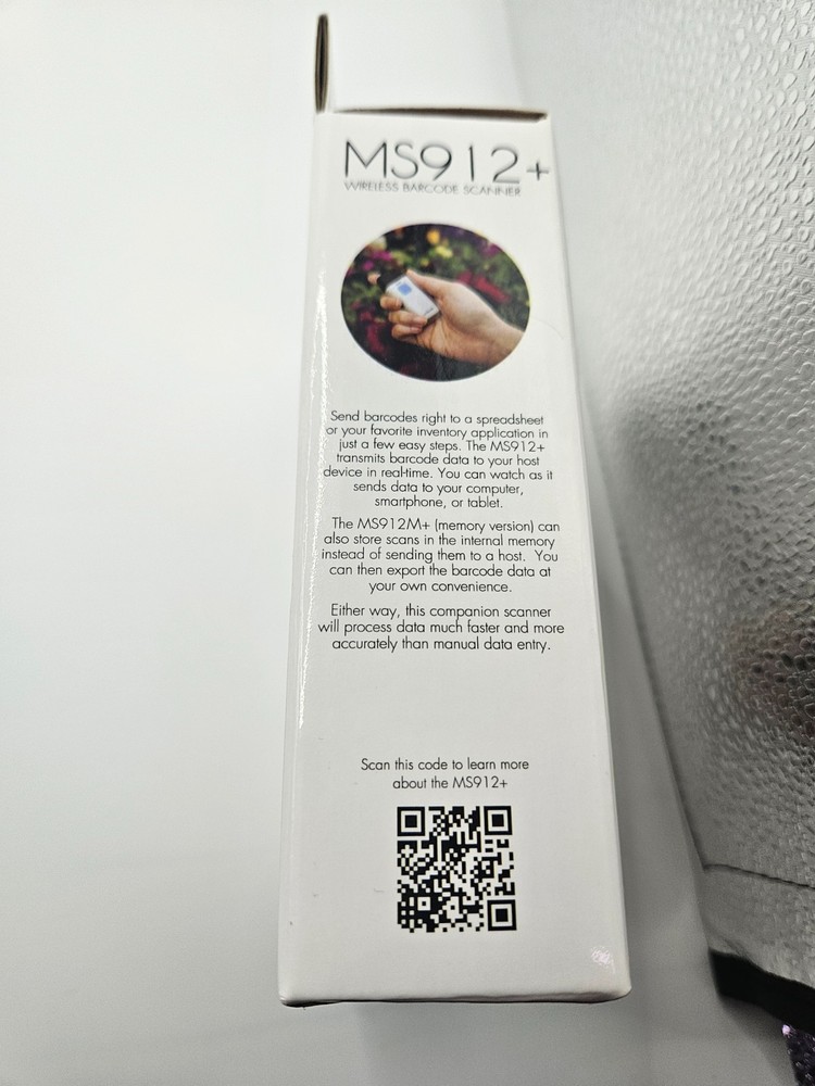 Unitech MS912+ Wireless Barcode Scanner - New