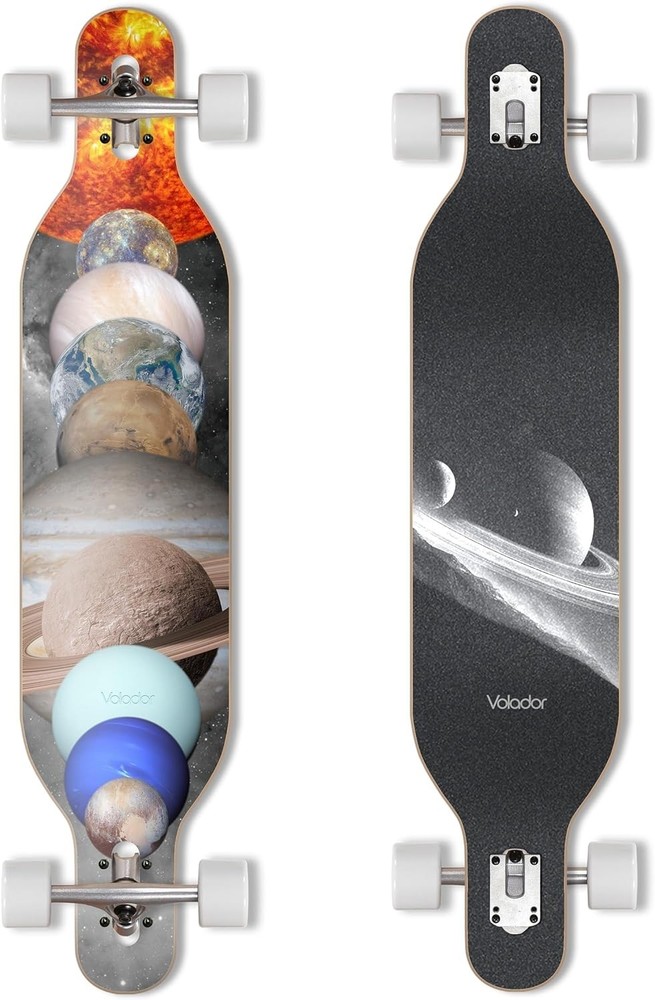 Longboard Cruiser Maple 42in Drop-Through Freeride Urban Commuting