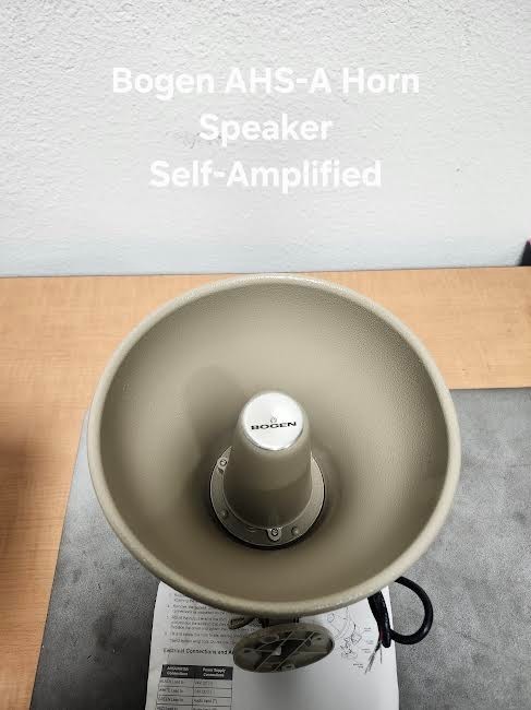 Bogen AHS-A Horn Speaker Self-Amplified