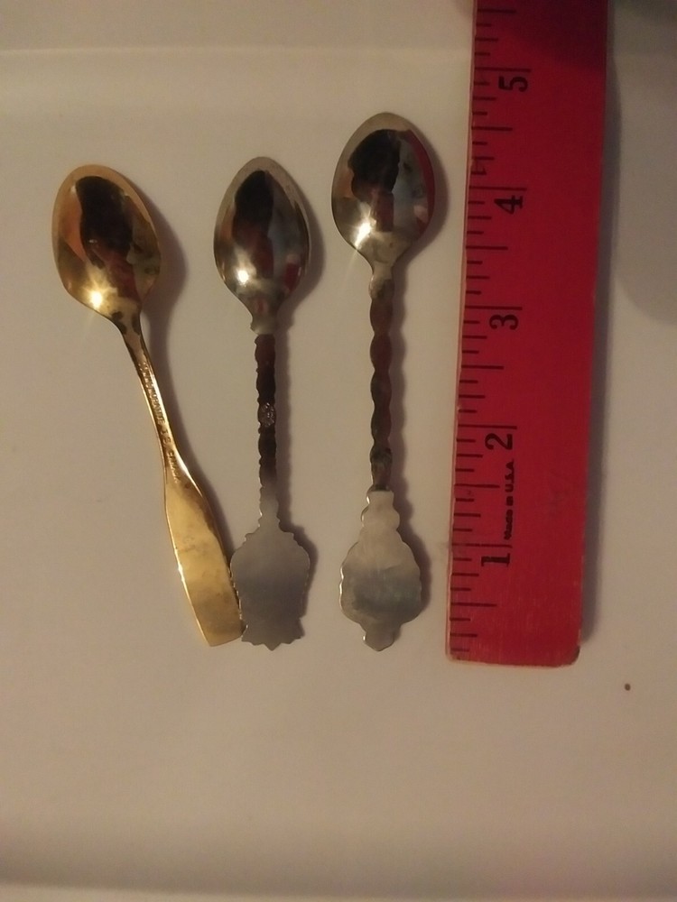 Vintage Commemorative Spoons. 2 Canada.