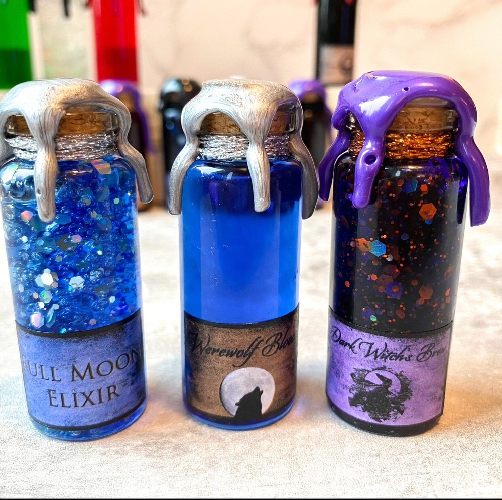 MINI Dark Magic Decorative Potion Bottle Bookshelf Fantasy Decor