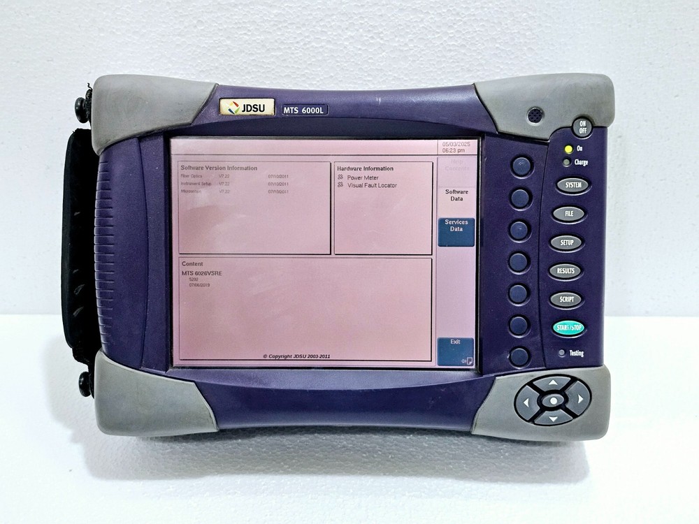JDSU MTS-6000 COMPACT OPTICAL TEST PLATFORM MTS 6026VSRE