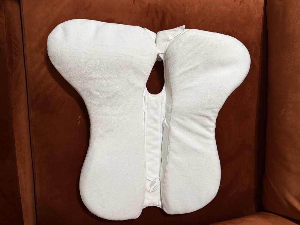 Total Saddle Fit Squish Pad, Dressage Medium White