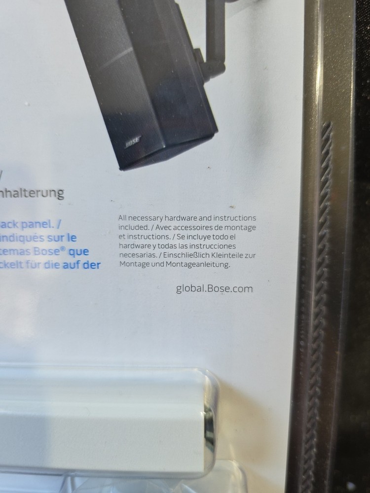 New Bose wall/ceiling bracket UB-20 Series II WHITE