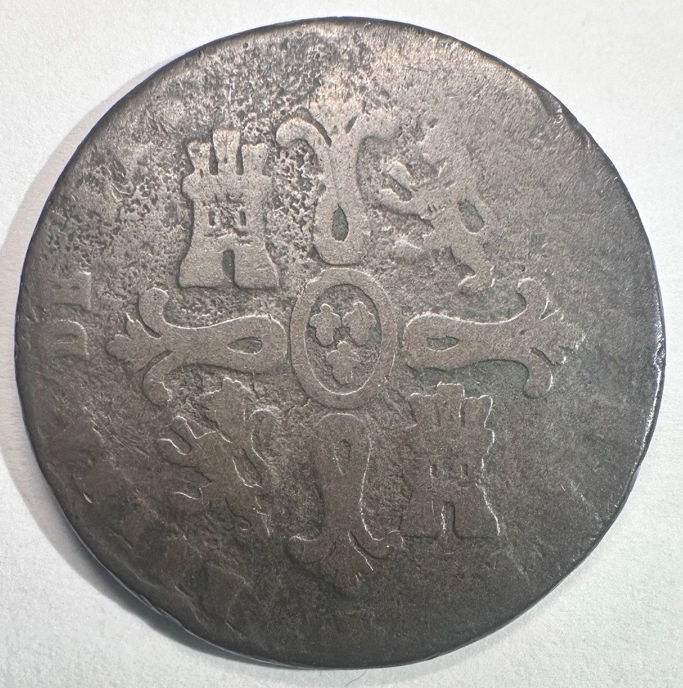 1849 Spain 8 Maravedis, Isabella II G