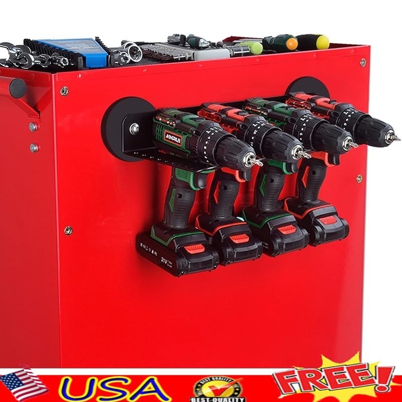 Magnetic Power Tool Organizer Heavy Duty Storage Rack Garage Workshop Tools New