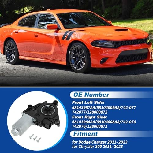 Front Left Driver Side Window Regulator Motor for Dodge Left Window Motor
