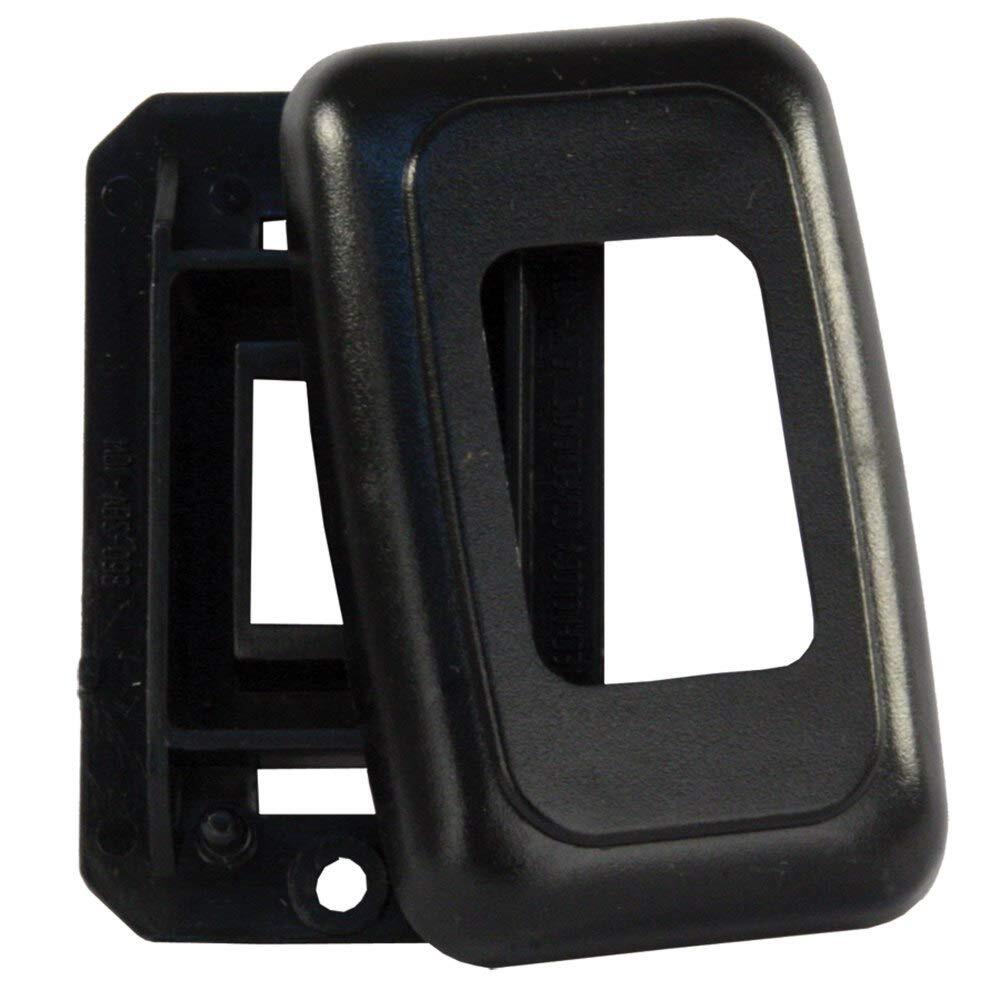 12305 Black Single Switch Base & Face Plate Durable Electrical Cover
