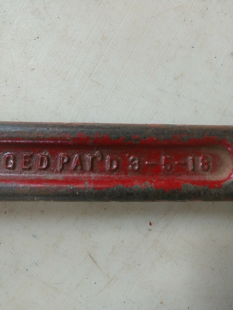 Vintage Trimo No. 18 Adj. Pipe Monkey Wrench