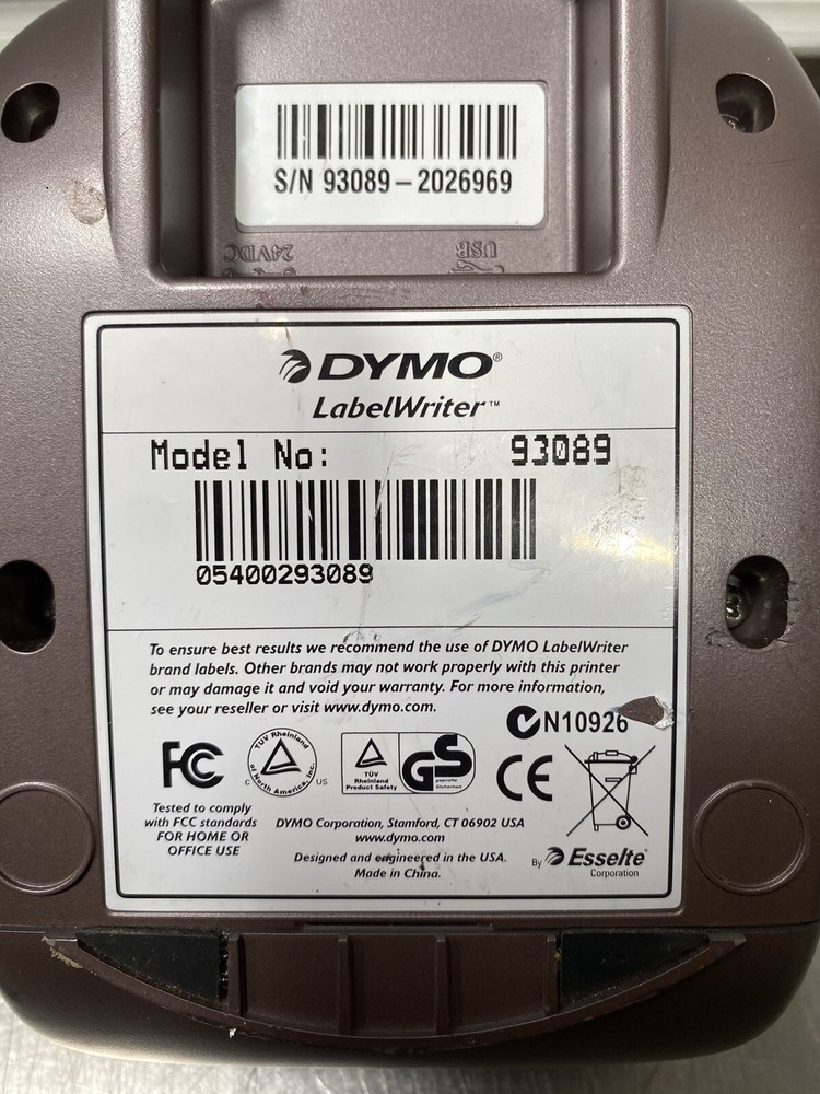 DYMO LabelWriter 300 Direct Thermal Label Printer w/ Power Adapter