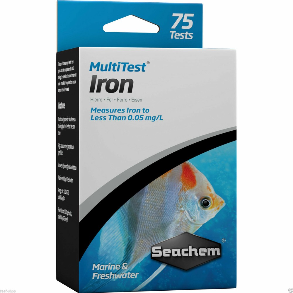 Seachem Multitest Freshwater/Saltwater Aquarium Multi Test Kit Assorted Types