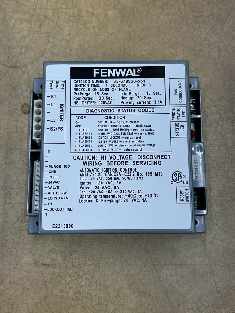RE2313900 | Laars Ignition Control and Harness