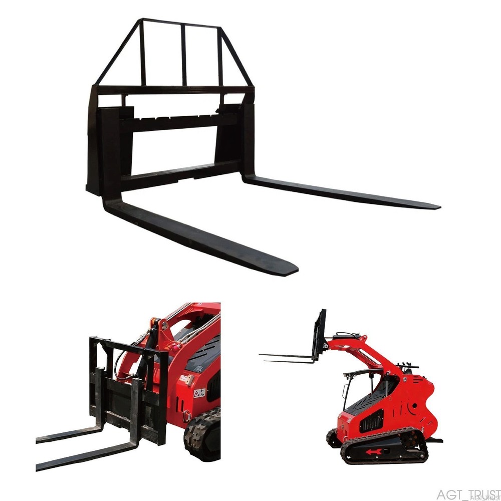 NEW 48" Skid Steer Pallet Fork Attachment Tractor QuickAttach Heavy Duty