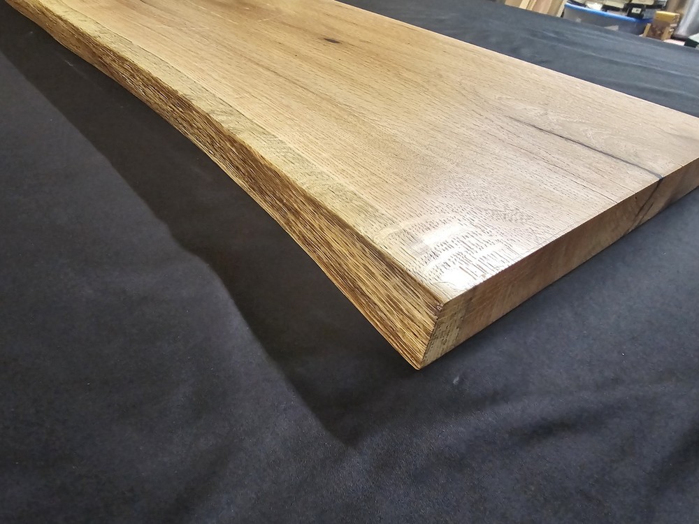 Live Edge Red Oak With Black Epoxy  #RO12