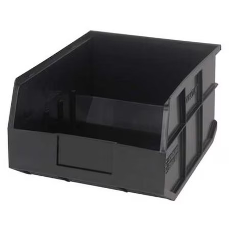 Quantum Storage Systems Ssb445bk Shelf Storage Bin, Polypropylene, Black, 7 In