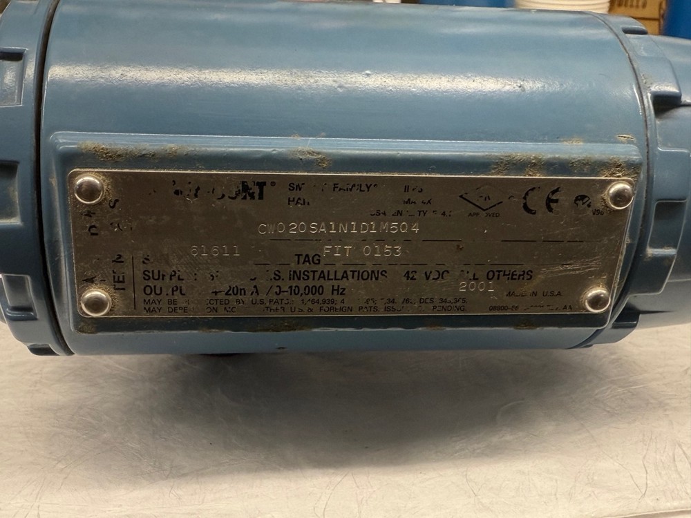 ROSEMOUNT 8800CW020SA1N1D1M5 VORTEX FLOW METER