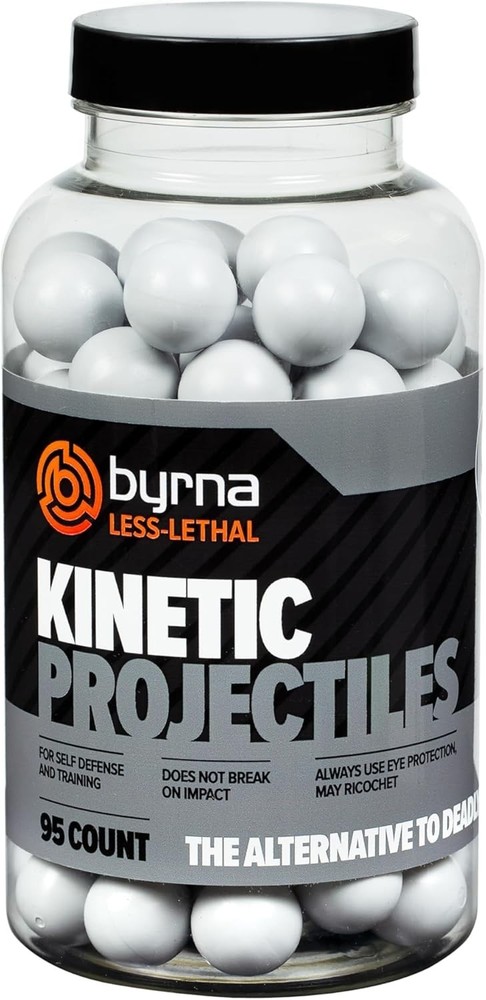 Kinetic Projectiles - Reusable Hard-Solid Plastic Rounds for Training, Target...