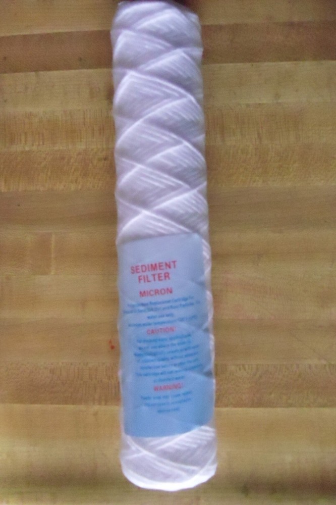 5 MICRON SEDIMENT FILTER 10"  LOT OF 11  POLYPROPYLENE STRING WOUND
