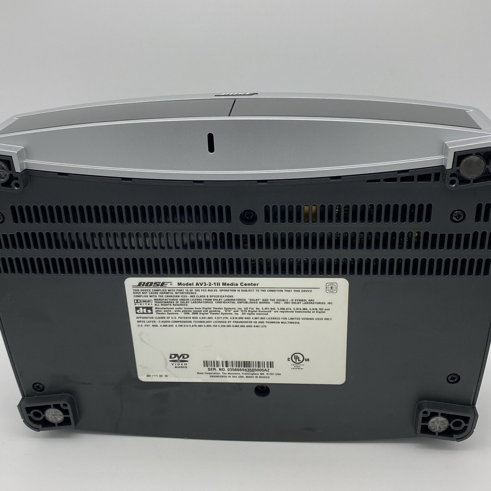 Bose Model AV3-2-1 Media Center Console Only No Cables Untested