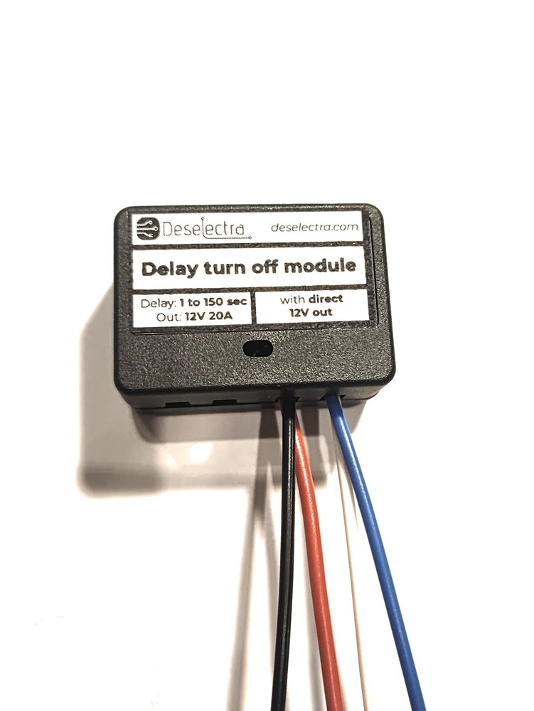 Car timer direct 12V out switch time relay 1-150 sec kit delay off box 20A