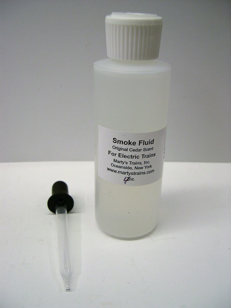 4oz American Flyer Cedar Smoke Fluid Refill + Eyedropper