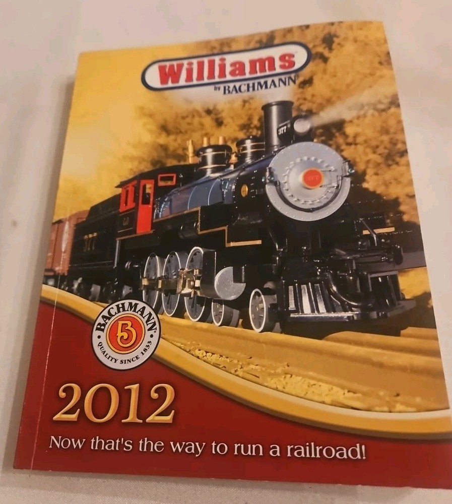 2012, Williams By Bachmann, Train Catalog, Paperback