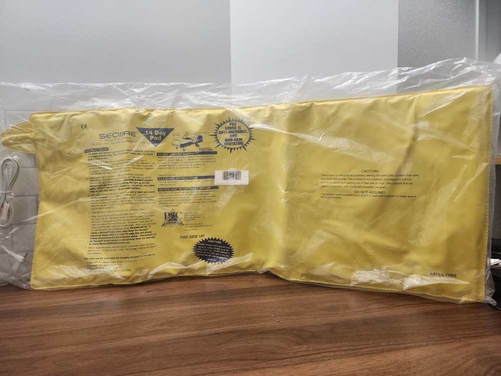 Secure 12” x 30” Bed Sensor 14 Day Replacement Pad P.A.D.S. Bed Sensor