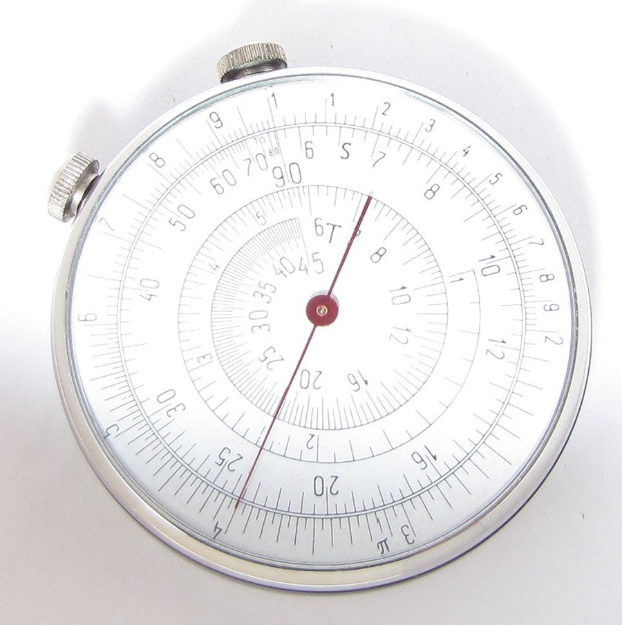 ☭Vintage Soviet Logarithmic Ruler BOX USSR Mathematical Calculator 100%...